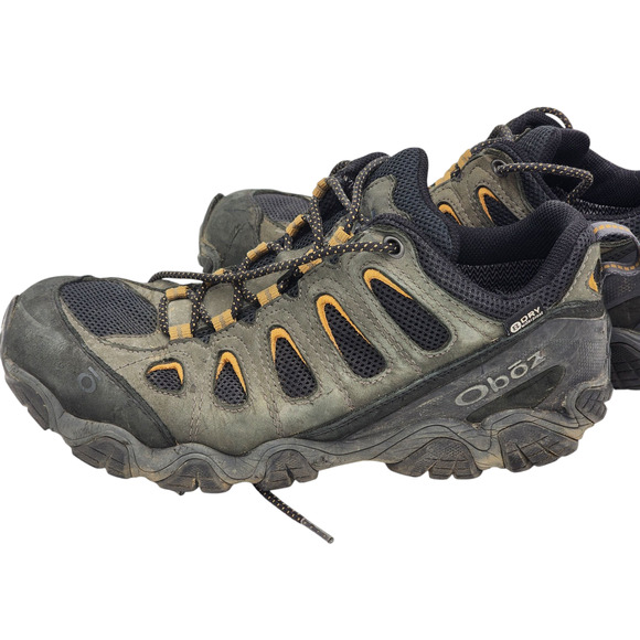Oboz BDry Shoes Mens 10 Womens 11.5 Waterproof Hiking Trail Sneakers Rugged - Picture 1 of 10
